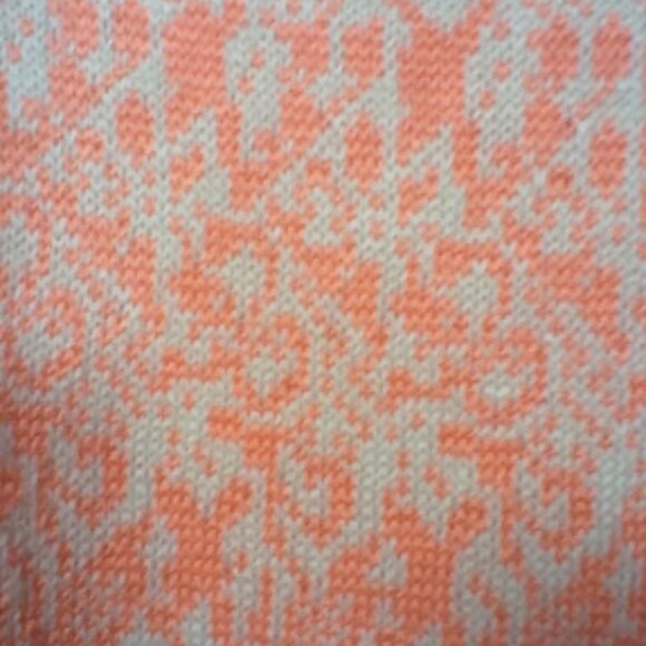 Vintage 90s Streetwear Womens Pastel Orange Longsleeve Knit Sweater Size: M-L - Picture 12 of 13